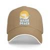Typography Baseball Cap Unisex Hats Visor Protection Snapback Peace Dove Gifts Caps