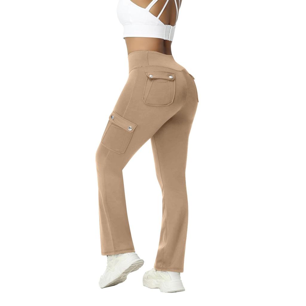 Damen Mode Stretch Yoga Hose Stretch Hohe Taille Lässige Enge Hose