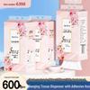 Vergrößertes Vierlagen-Gewebe - 600 Blatt/Packung - Verdicktes Serviette & Toilettenpapier für den Hausgebrauch