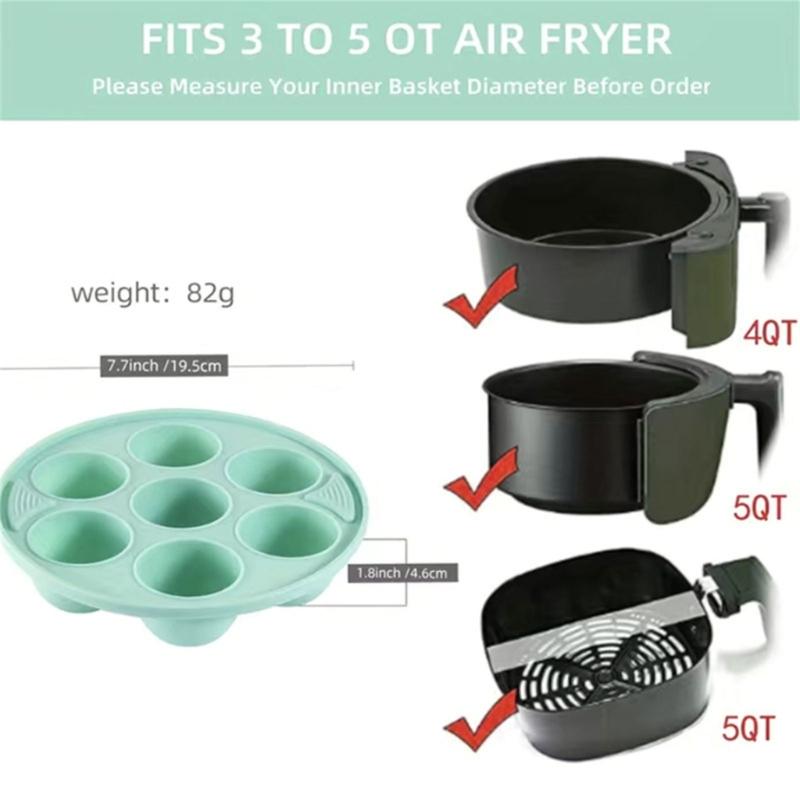 2 Pack Silicone Cake Molds Collapsible Bakeware Air Fryers Cake Moulds Muffins Tray Baking Accessories for Cake Muffins