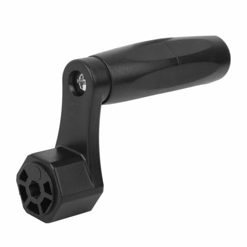 2-in-1 Guitar String Winder, Black ABS Plastic, Bridge Pin Peg Puller, Non-Slip String Head, Removable Drill Bit for Smooth Rotation