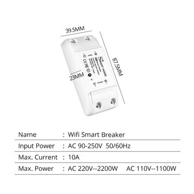 Tuya Smart WiFi Switch 10A Intelligent Universal Breaker Smart Life APP Remote Alexa Google Home Voice Control Timer Function