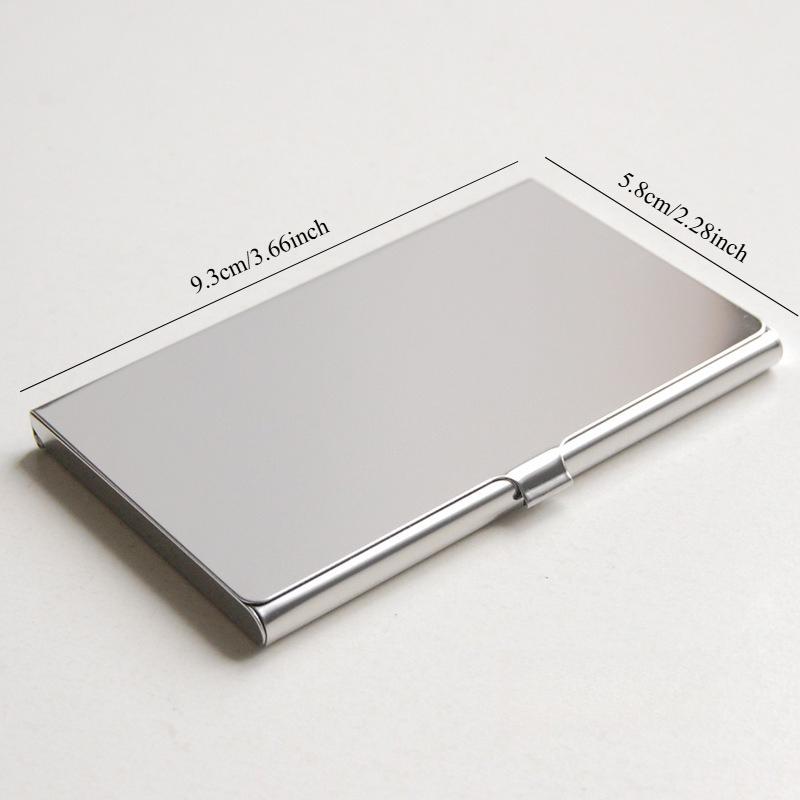 1PC stainless steel metal business card holder business card case ultra-thin business card holder