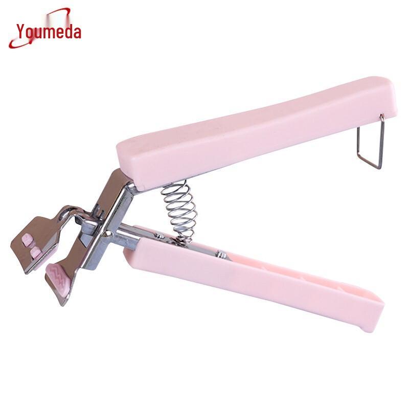 Pink Anti-Scald Bowl & Plate Gripper Clip Bowl & Dish Clip