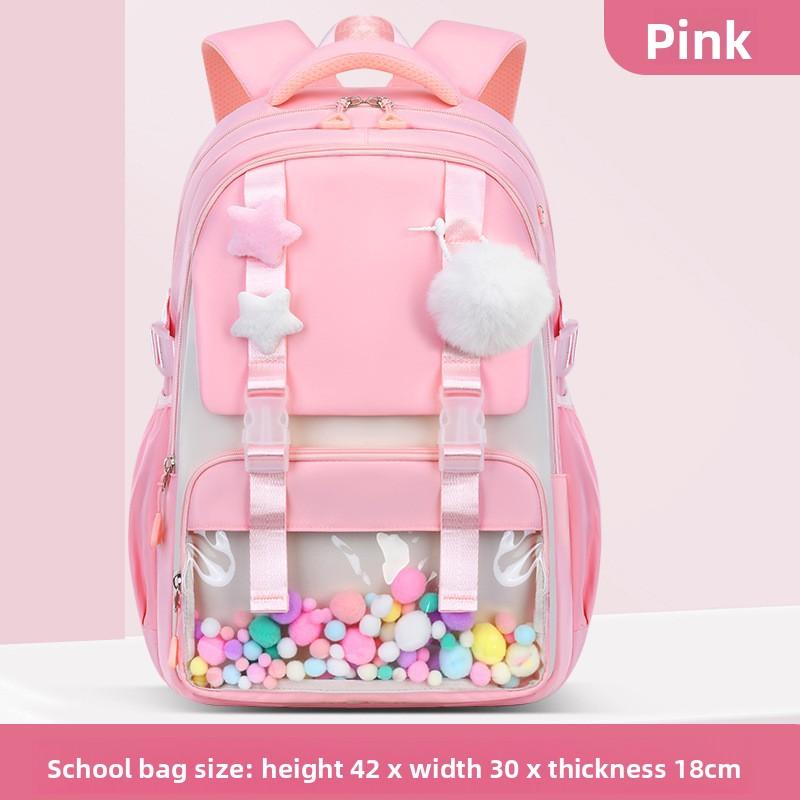 elementary school student backpack for girls new cute nylon backpack suitable for young girls middle School Bags Casual Daypack