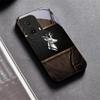 Elite Metallic Stag Black Glass Phone Case For Motorola Moto G14 G22 G24Power G24 G34 G35 G45 G54 55 G75 G84 G85 Hard Back Cover