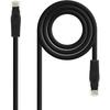 Câble Réseau - NANOCABLE - RJ45 UTP Cat6a - 3m - 100% Cuivre - Noir