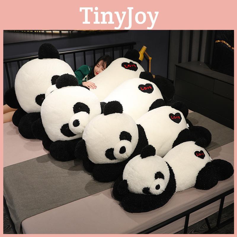 Adorable Plush Panda Cartoon Lounging Soft Plush Toy Kids Bedtime Gift Doll
