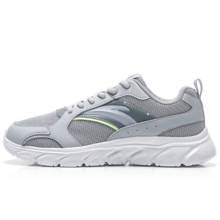 

New Anta Cushioning Low Top Running Shoes Men s Gray Green Mesh 912225571-4 40.5
