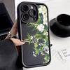 Flower Silicone Case For iPhone 13 11 15 17 12 14 16 Pro Max 17 Air Plus SE Shockproof Soft Protective Cover
