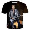 Most Popular Pop Singer Johnny Hallyday 3D Printed T-shirt Men Women Rock Casual Streetwear Clothes Hip Hop Harajuku Tops