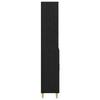 Highboard Black Oak Effect 69.5 x 32.5 x 180 cm