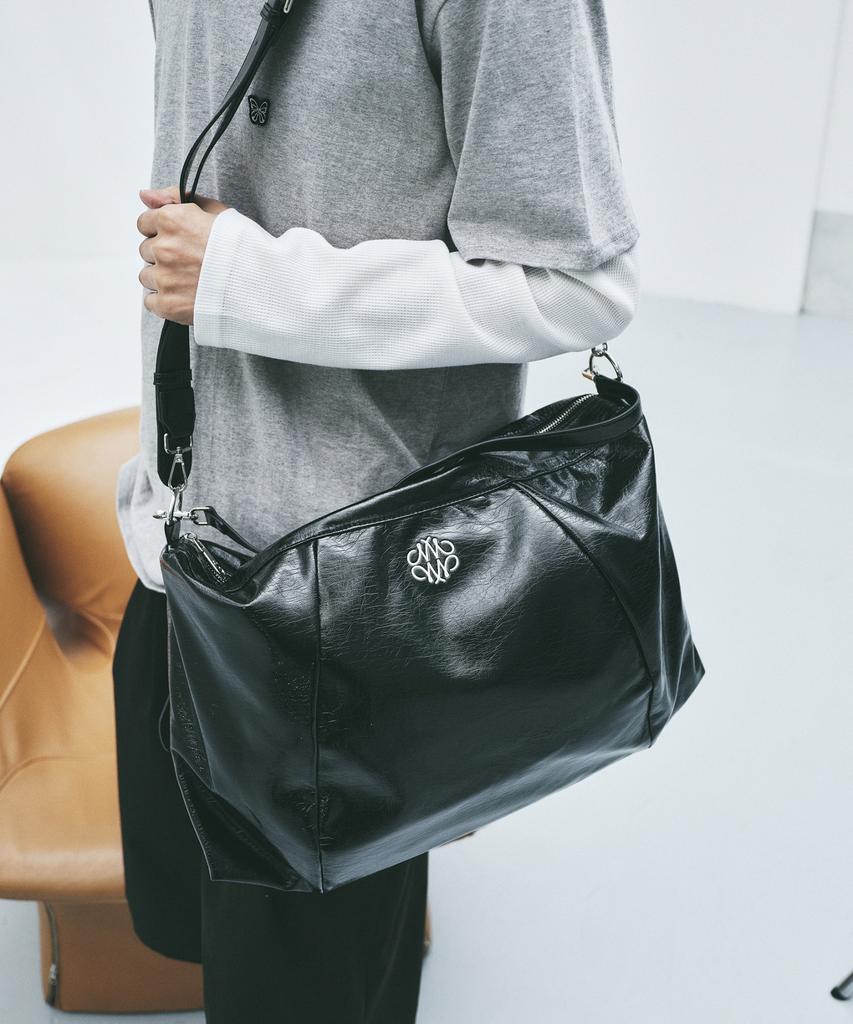 Nick&Nicole Nicole Mega Square Shoulder Bag_Black