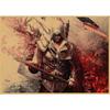 Assassin's Creed Retro Kraft Paper Wall Poster Mural 250