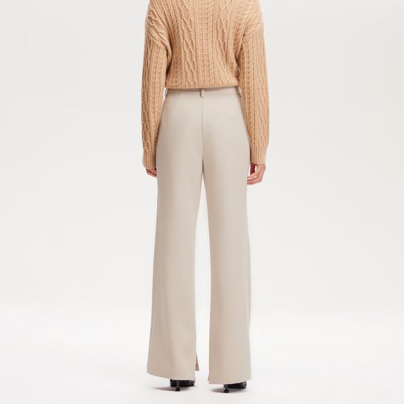 VEROMODA Women's High-Waist Slit Flare Pants