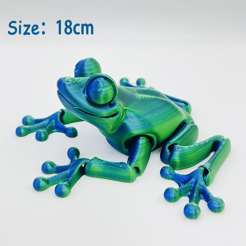 3D-printede Dyr Leketøy Flerleddet Bevegelig Dinosaur Slange Fidget Leketøy Voksne Autisme Stresslindrende Leker Skrivebordsdekor Barn Gave