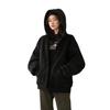 Autumn/Winter Women's Oversized Korean-Style Retro Zip-Up Hooded Cardigan