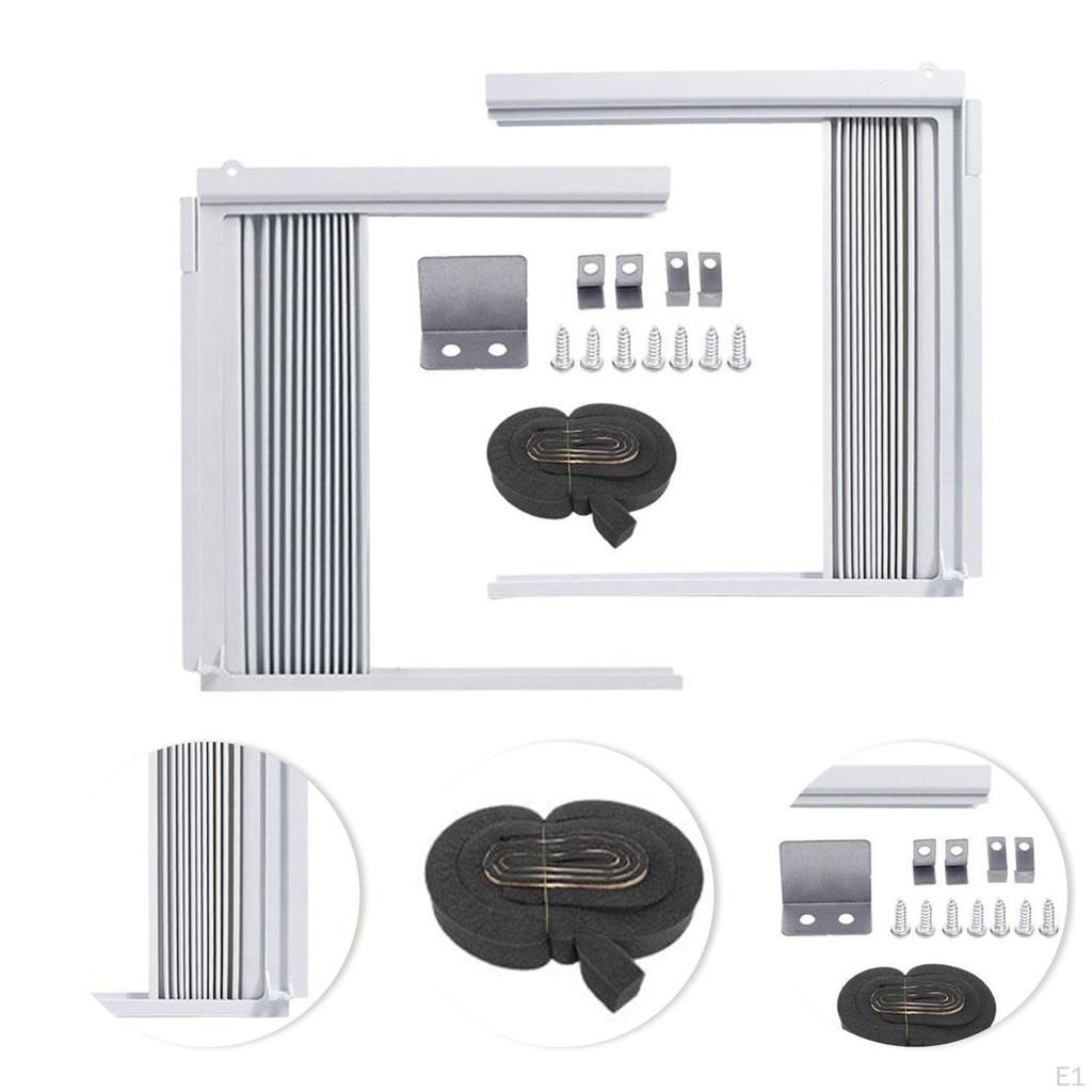 Window Side Panels Cordion Filler, Windproof Easy To Install Insulated Panel Adjustable for