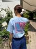 Minasu Small Hearttrack Over Fit Tee_Skyblue