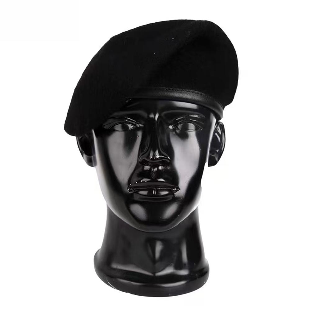 Painters British Color Plain Color Solid Woolen Men Hats Side Buckle Flat Cap Spring And Autumn Hip Hop Style Street Style Urban Street Style Berets