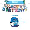 Inside Out 2 Decorațiuni Petrecere de Ziua de Naștere Temă Desen Animat Kit Veselă Baloane Bucurie Tristețe Accesorii Copii Băiat Fată Cadou Jucării