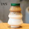 Plastic Beverage Containers 5Pcs Christmas Tree Shaped Bottle, 500ml Food Grade Clear Packaging Container for Bottles Cold Drink Coffee, Leak