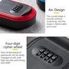 Wall Mount Key Lock Box, 4 Digit Password Code, Security Lock, No Key for Home Office, Safe Secret Storage Box Organizer