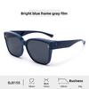 Polarized Tr90 Sunglasses For Men Women Uv400 Light Grey Sun Protection Driving Fashion