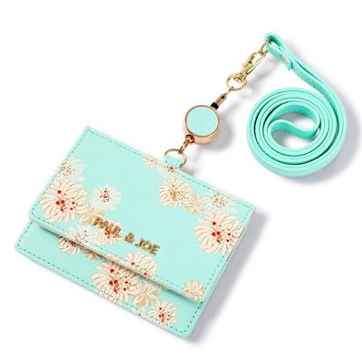 Paul Joe Accessories ID Card Holder with Branded Gift Blue & Shopper, Wrapped, PJA-W737A, Exclusive, Custom-Made Model,
