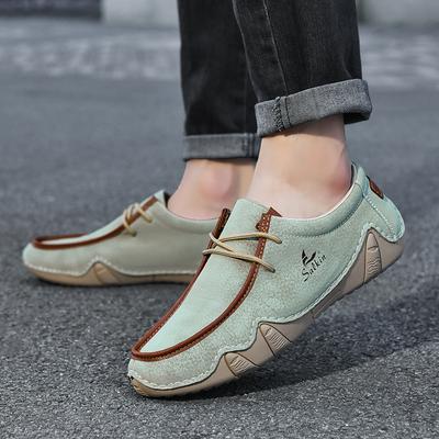 New Fashion Sneakers Women Handmade Leather Casual Women Shoes Design Platform Loafers Breathable Flats Shoes Walking Plus Size