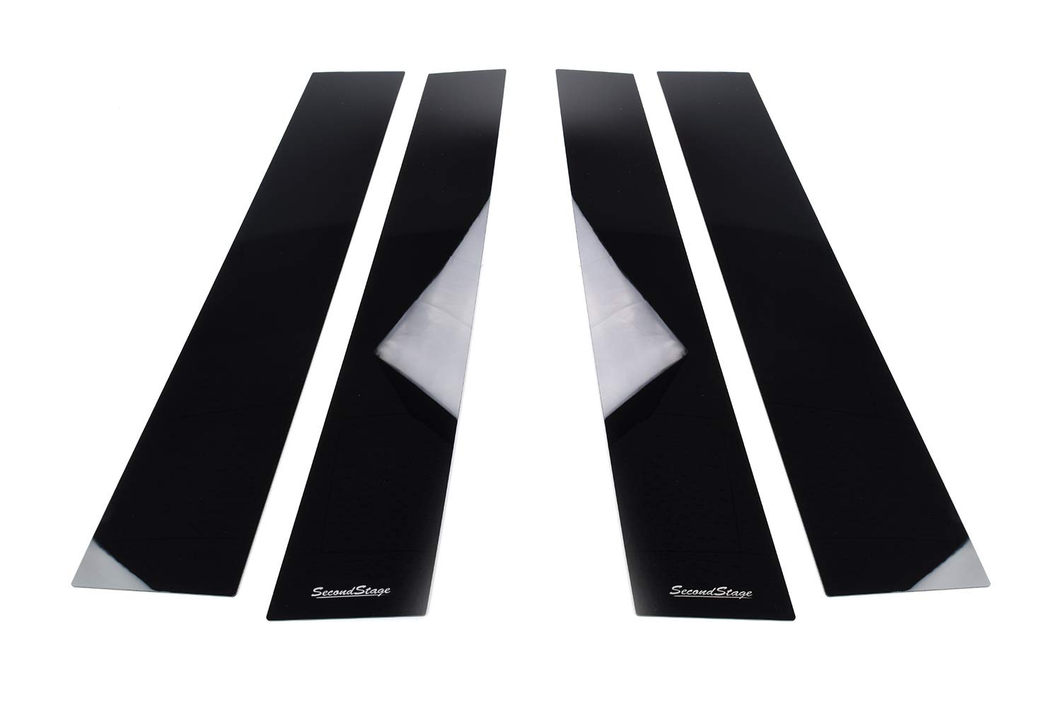 

SecondStage Toyota New RAV4 50 Series Pillar Garnish vehicles without Piano Black T400BLK (For visors) /