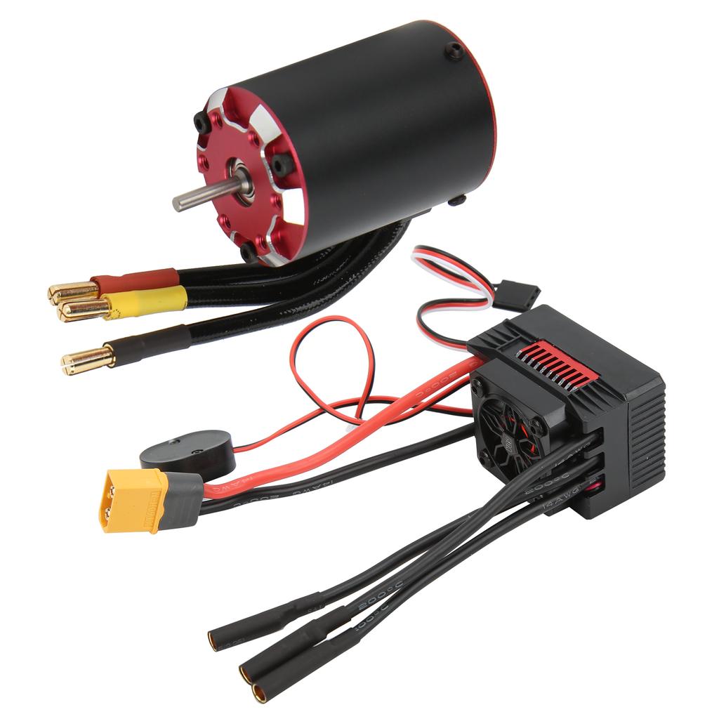 3650 Supersonic Brushless Motor 60A ESC Temperature Sensor Set 3650 4350KV Brushless Motor for 110