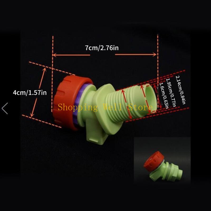 KX4B Spigot Faucet Knob Tap Switch Spout Dispenser Replacement Bulkheads Fitting
