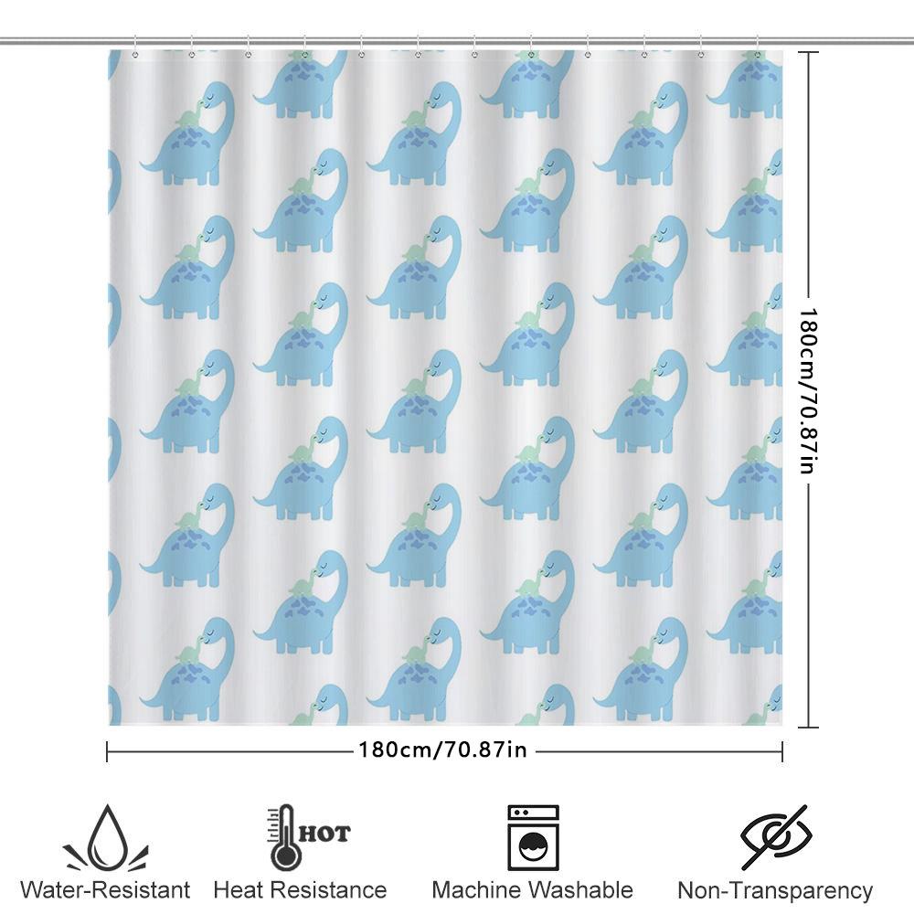 Bathroom Shower Curtain Floral Pattern Waterproof Fabric Decor Vintage Farmhouse Style Home Textile Modern Washable Liner