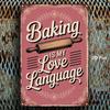 Vintage Metal Sign Bakery Wall Art Kitchen Decor