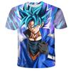 2026 Summer New Dragon Ball Z Boys' T-shirt 3D Goku Print Men's Harajuku Fashion Short Sleeve Casual Tops Clothing