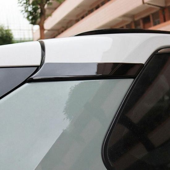 For Toyota RAV4 -23 Gloss Black Window Rear Both Side C Pillar Cover Trim 2x