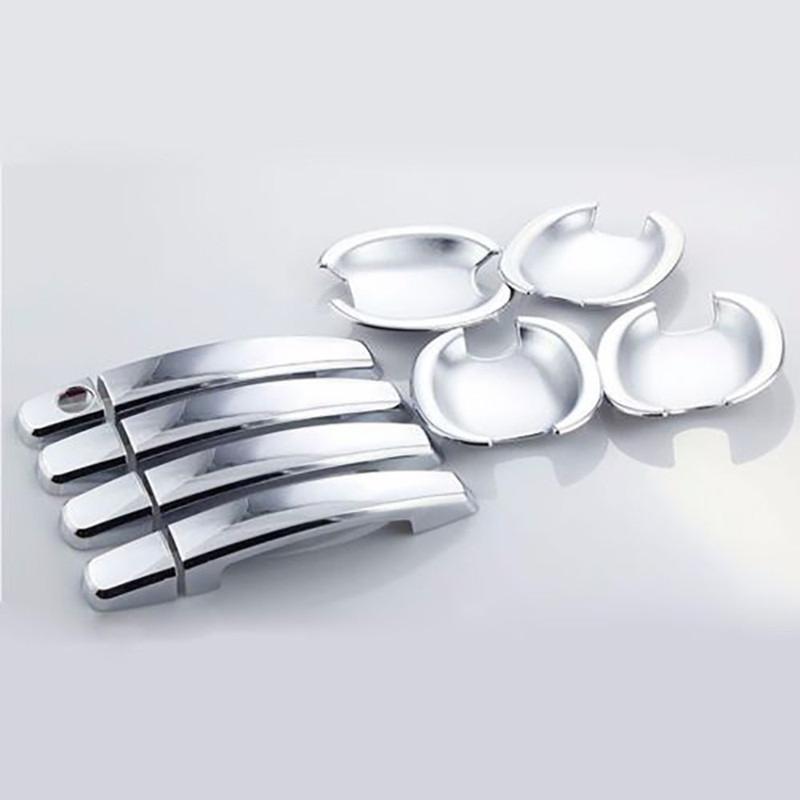 Car Upgrade Chrome ABS Door Handle Bowl Cover For Chevrolet Captiva 2008-2018 Opel Antara Exterior Protection Trim