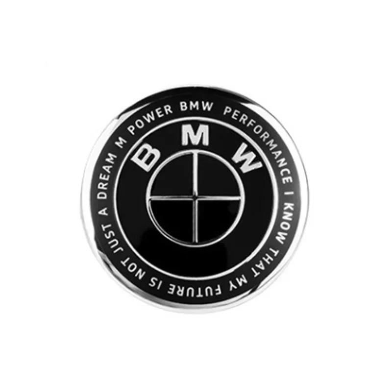 82mm Auto Frontklappe Logo Für BMW Haubenemblem 74mm Kofferraum Heckklappe Emblem 56mm 68mm Felgennabendeckel 46mm 45mm Lenkrad Aufkleber