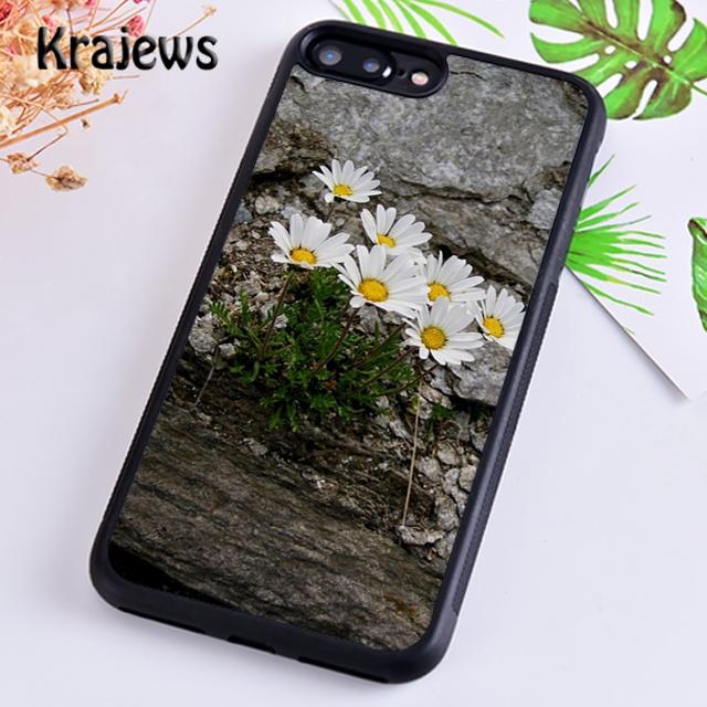 Krajews Daisy Flower Soft Phone Case Cover For iPhone 14 5 6s 7 8 plus X XR XS 11 12 13 pro max Samsung Galaxy S21 S22 ultra