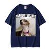 Unisex Harajuku Summer Short Sleeve TShirt Funny Definitely Not a Dog Meme Graphic TShirt Comfortable Casual Daily TShirt