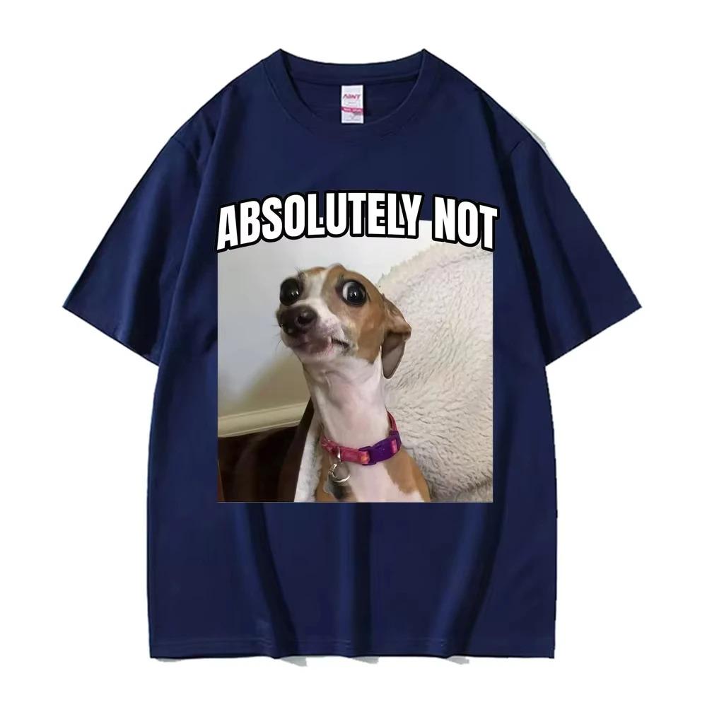 Unisex Harajuku Summer Short Sleeve TShirt Funny Definitely Not a Dog Meme Graphic TShirt Comfortable Casual Daily TShirt S
