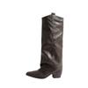 Spice Girls Skinny Pants Boots Women's 0000 Autumn Premium Sense Pointed but Knee Knight Boots Boots Women's Long Boots