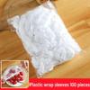 Punch-Free Plastic Wrap Storage Box: Wall-Mounted Pull-Out Fresh-Keeping Bag Holder for Kitchen.