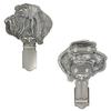 Grand Griffon Vendéen, Large Vendéen Griffon – Brooch with a Clip, Holder for a Start Number – Design 02 | Art-Dog