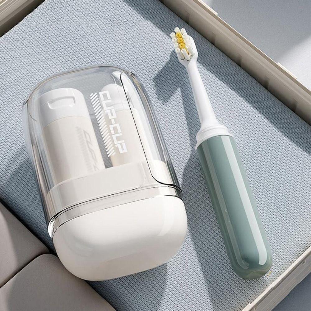 Folding Travel Toothbrush Cup Plastic Toothpaste Toothbrush Organizer Durable Mouthwash Cup  Travel