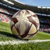 Pallone da Calcio Marrone Coppa del Mondo Qatar 2022 per Allenamento con Borsa per Pallone, Portachiavi, Regalo