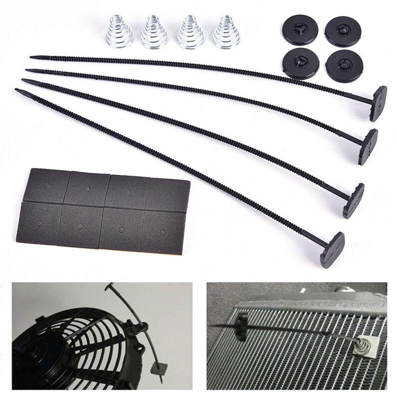 Pdtoweb 1 Set New Electric Radiator Fan Tie Strap Mounting Kit Zip Ties