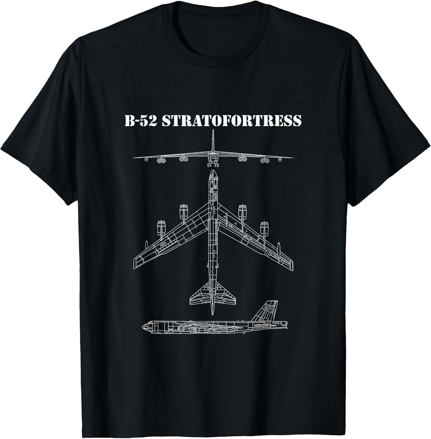 NEW LIMITED! B-52 Stratofortress Aeroplane Bomber B52 Tee - MADE IN USA L