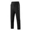 Summer Ice Silk Casual Trousers Elastic Quick-drying Outdoor Sports Large-size Zipper Leggings